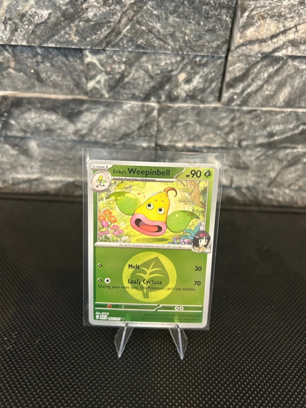 Pokemon Erika’s Weepinbell 005/217 Reverse Holo‎ Rare from Ascended Heroes Set